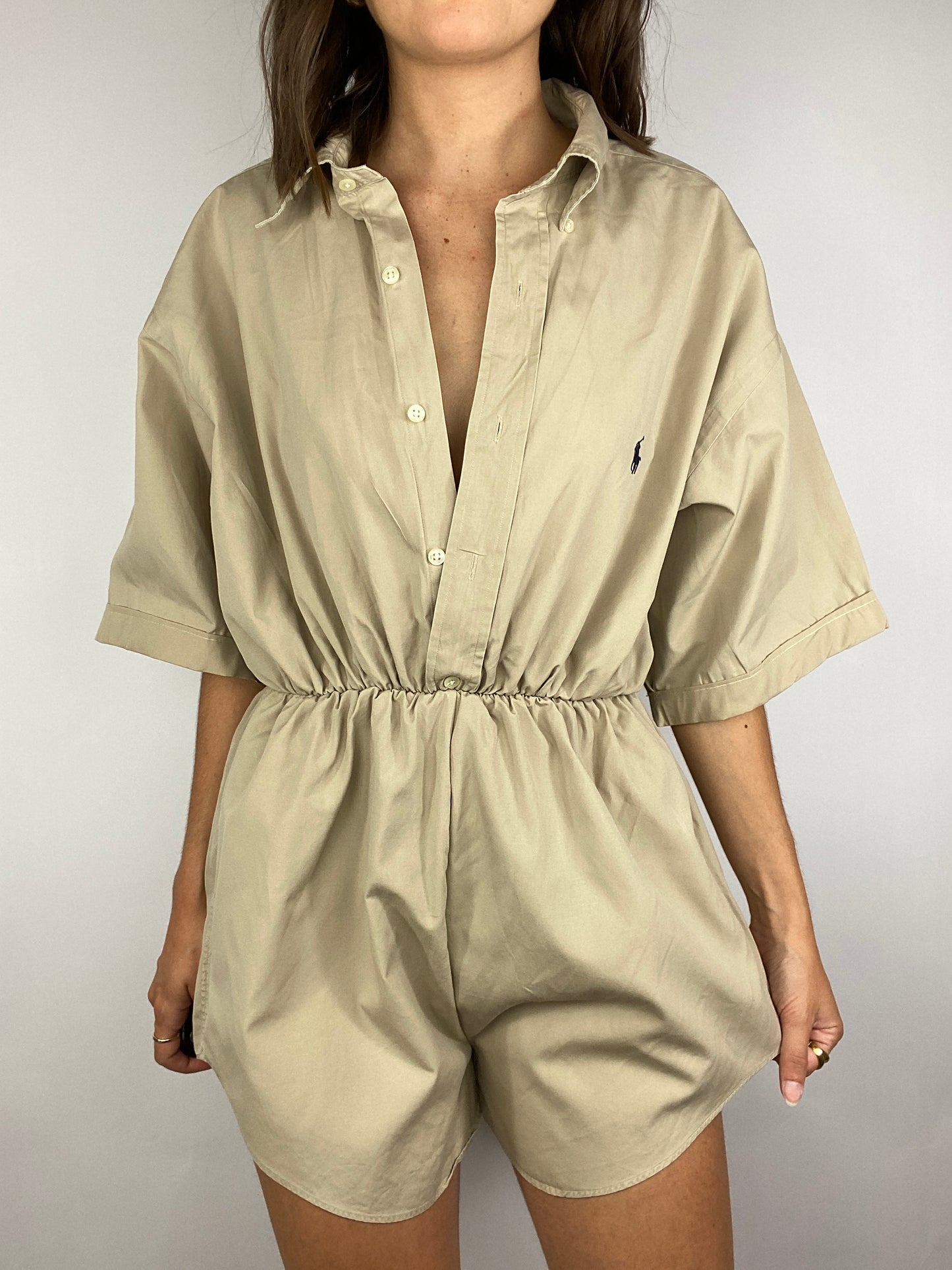 Combinaison upcyclée beige