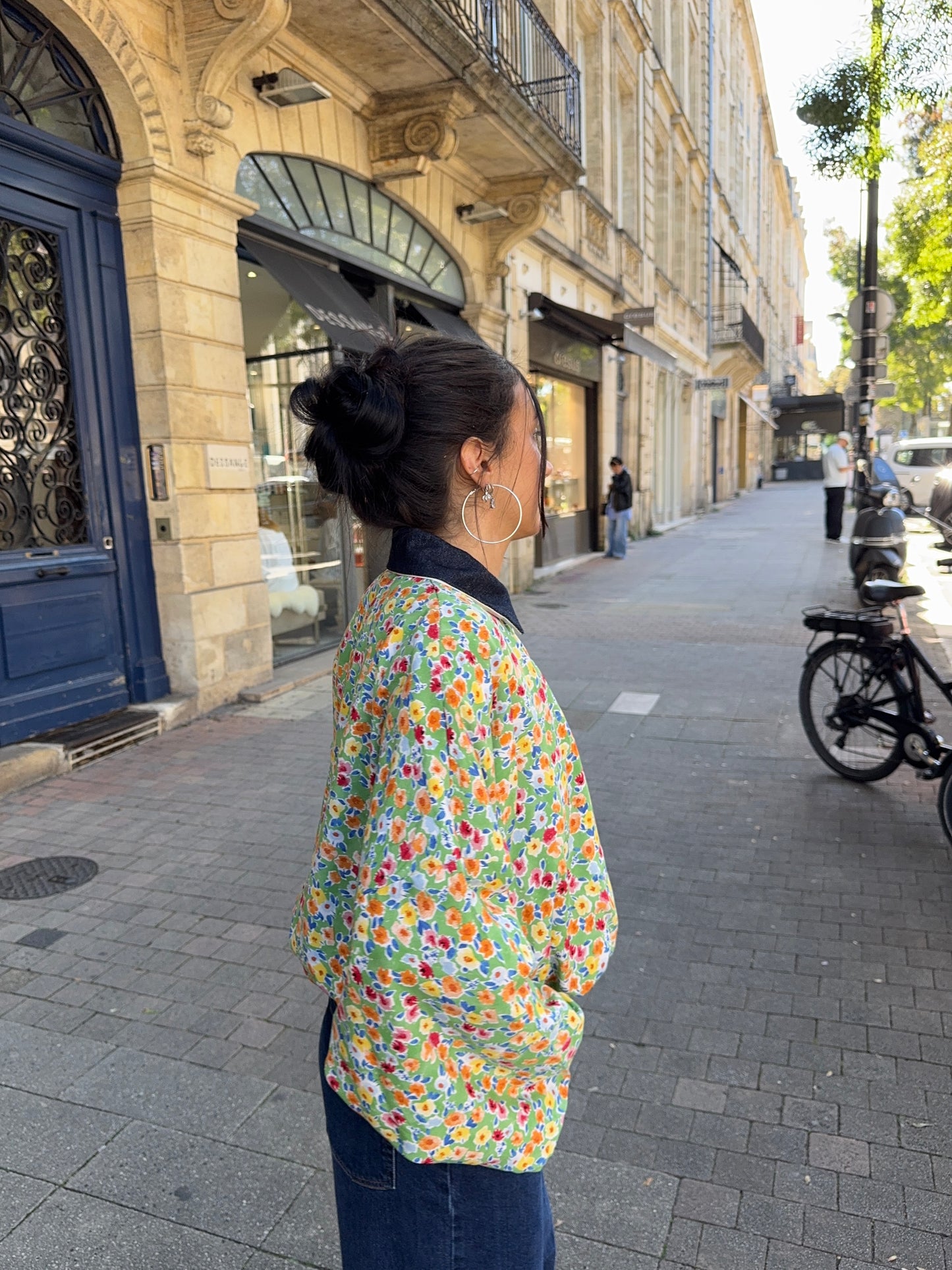 Bomber à fleurs