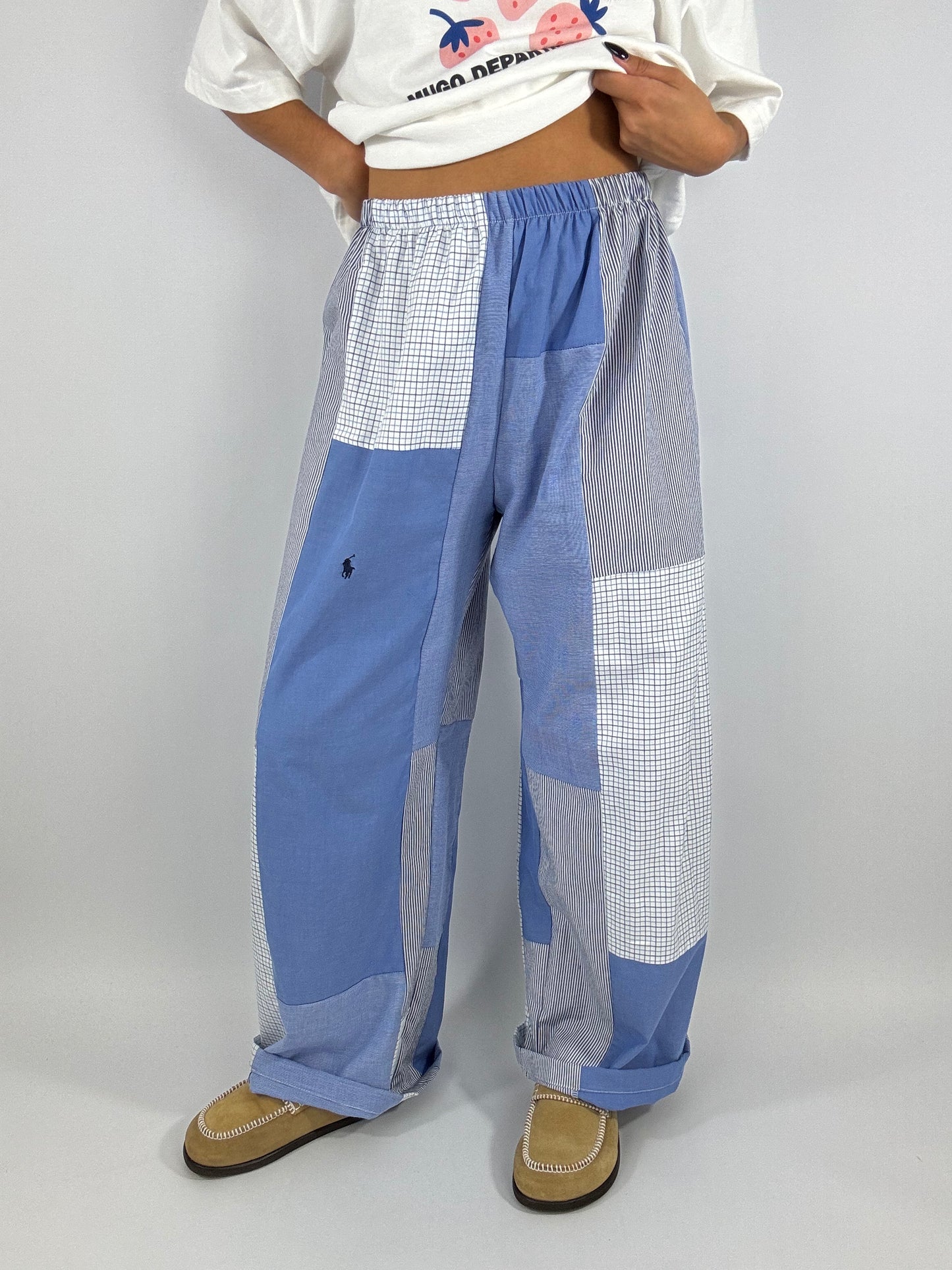 Pantalon upcyclé patchwork
