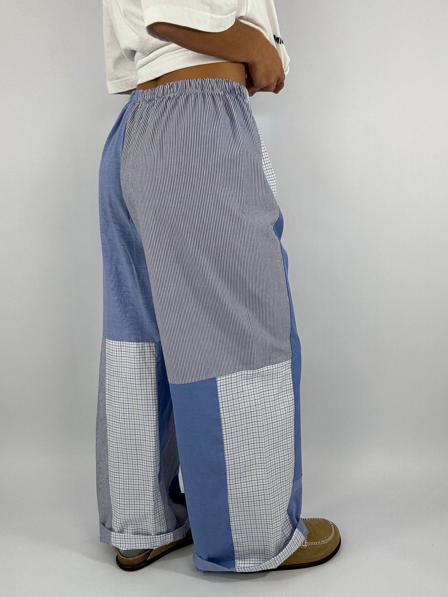 Pantalon upcyclé patchwork