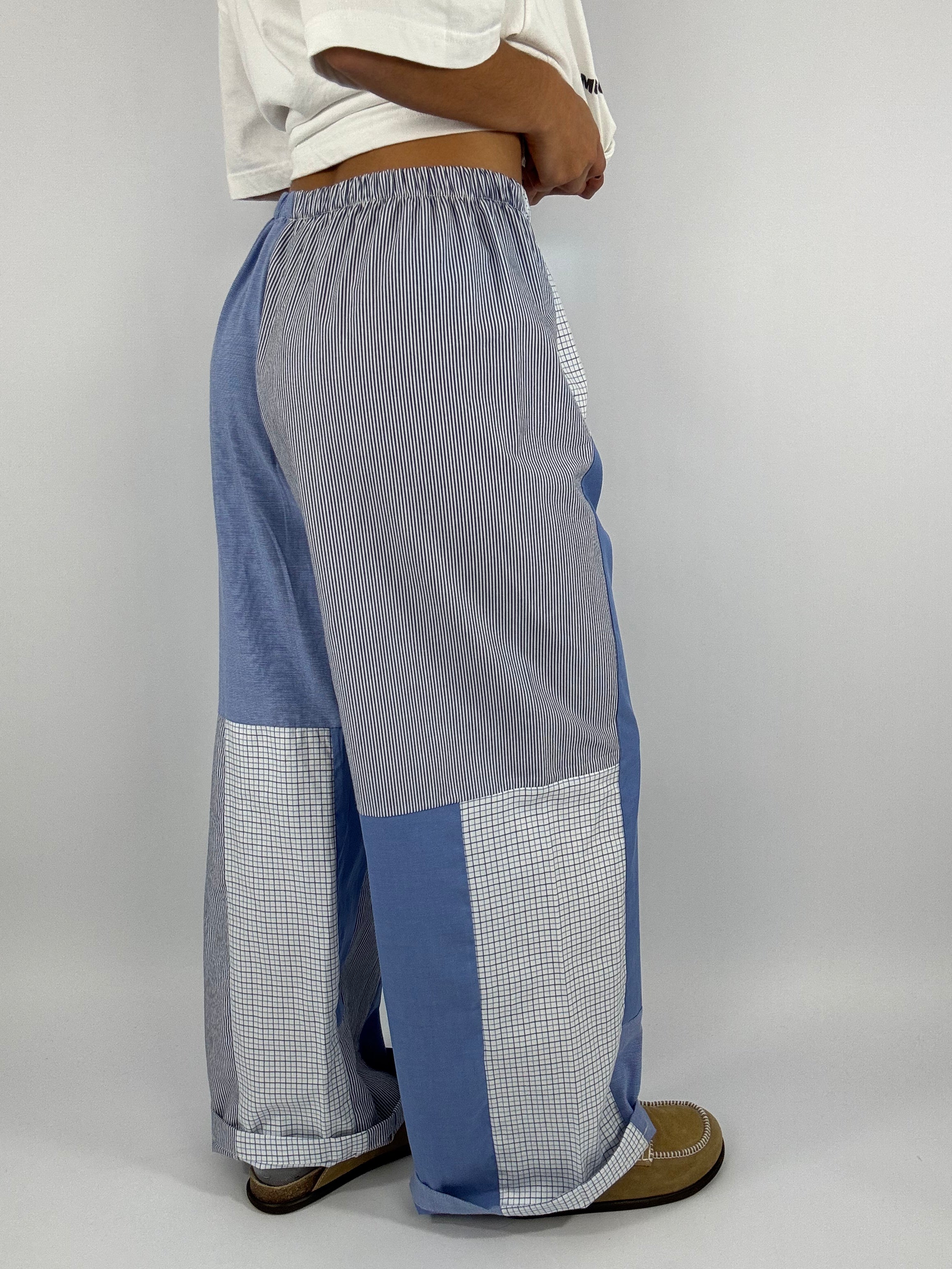 Pantalon upcyclé patchwork