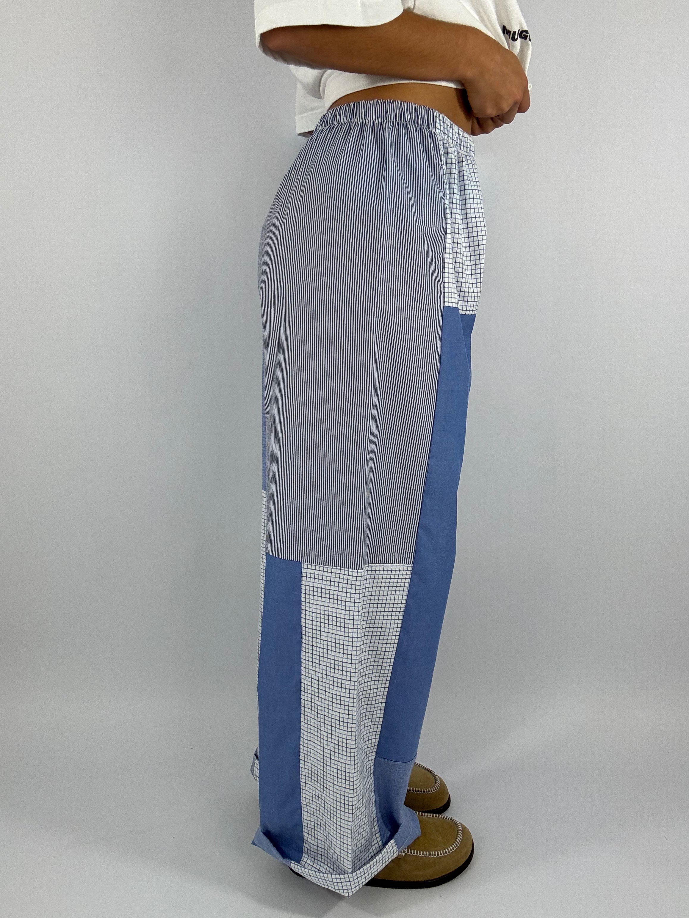Pantalon upcyclé patchwork