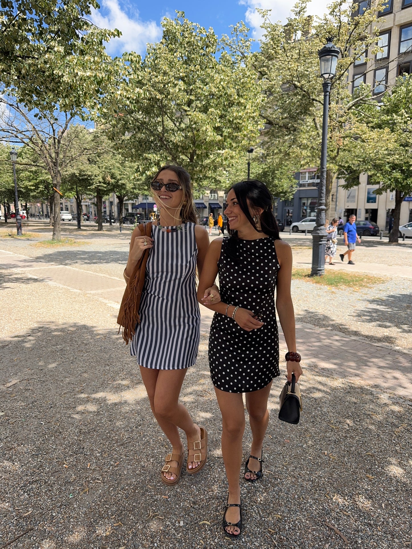 Robe rayée
