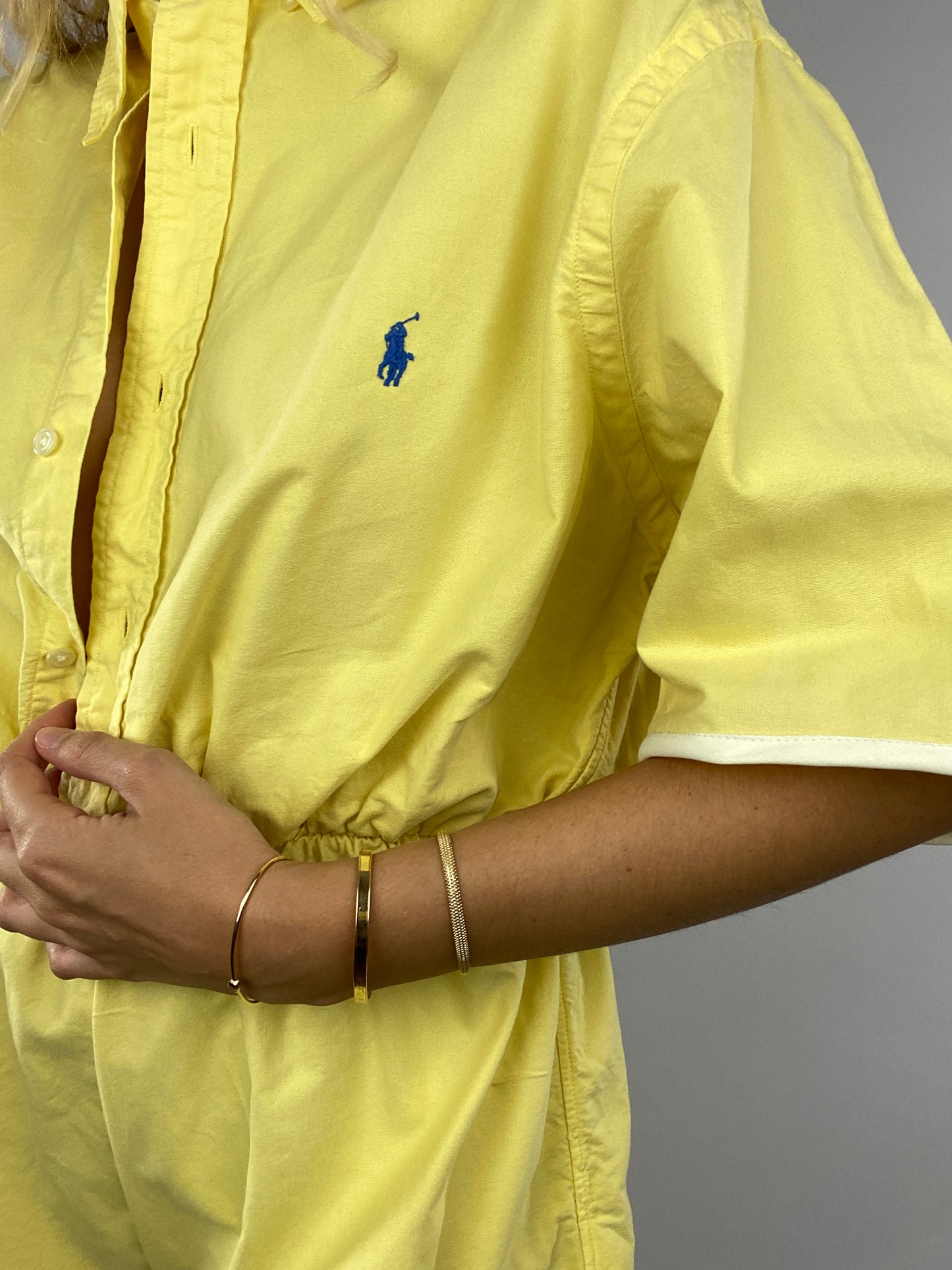 Combinaison upcyclée jaune