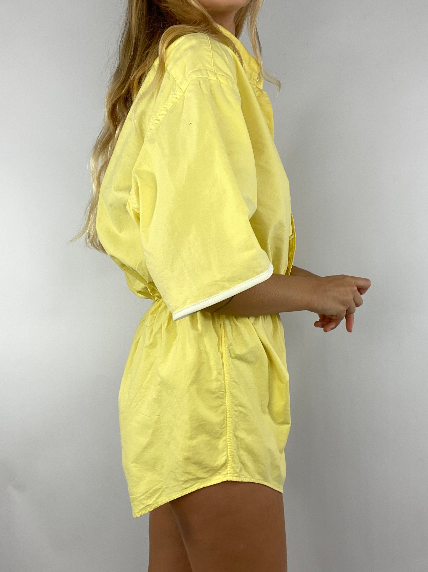 Combinaison upcyclée jaune