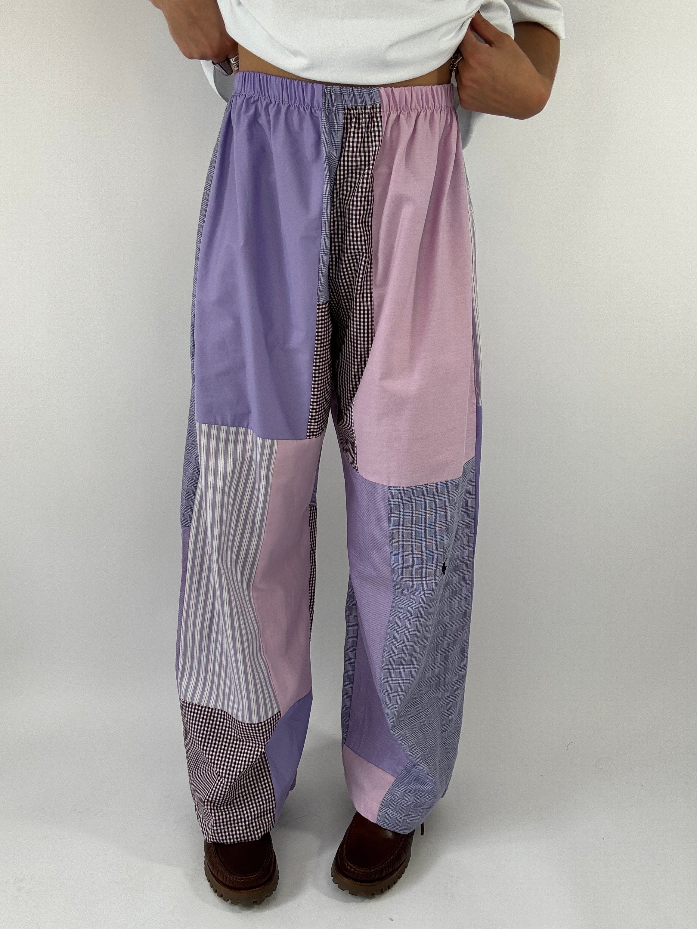 Pantalon upcyclé patchwork