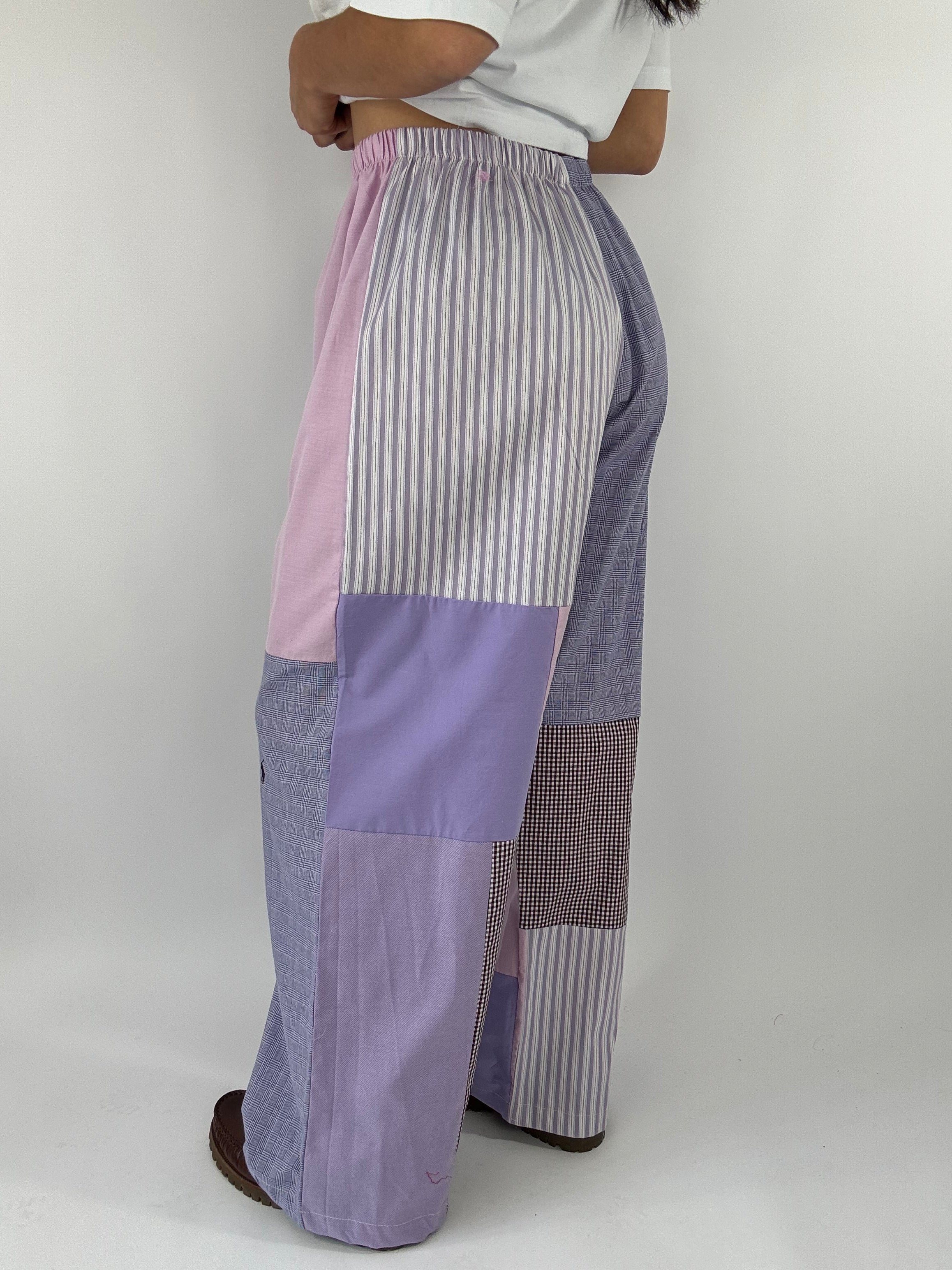Pantalon upcyclé patchwork
