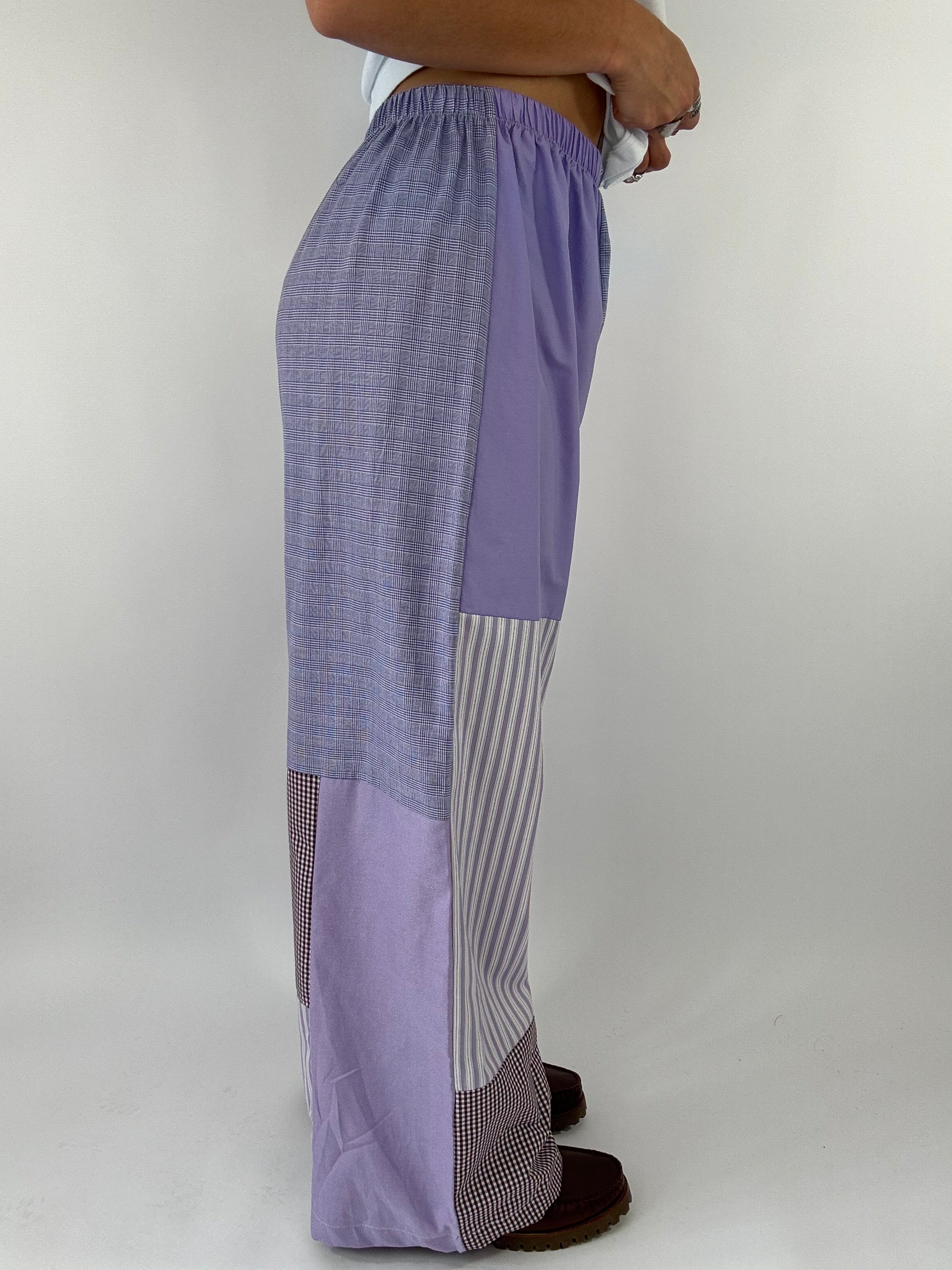 Pantalon upcyclé patchwork