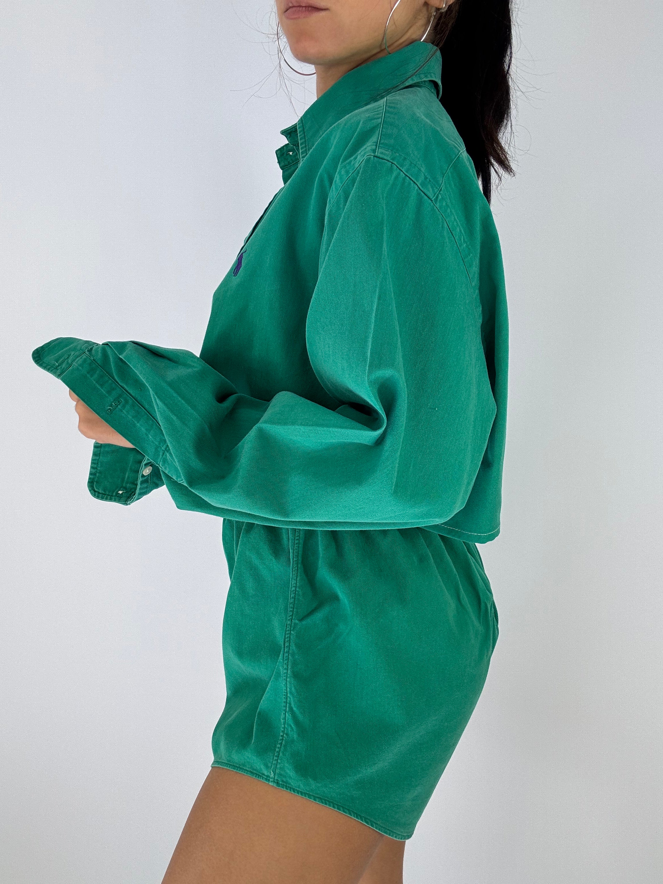 Ensemble upcyclé vert