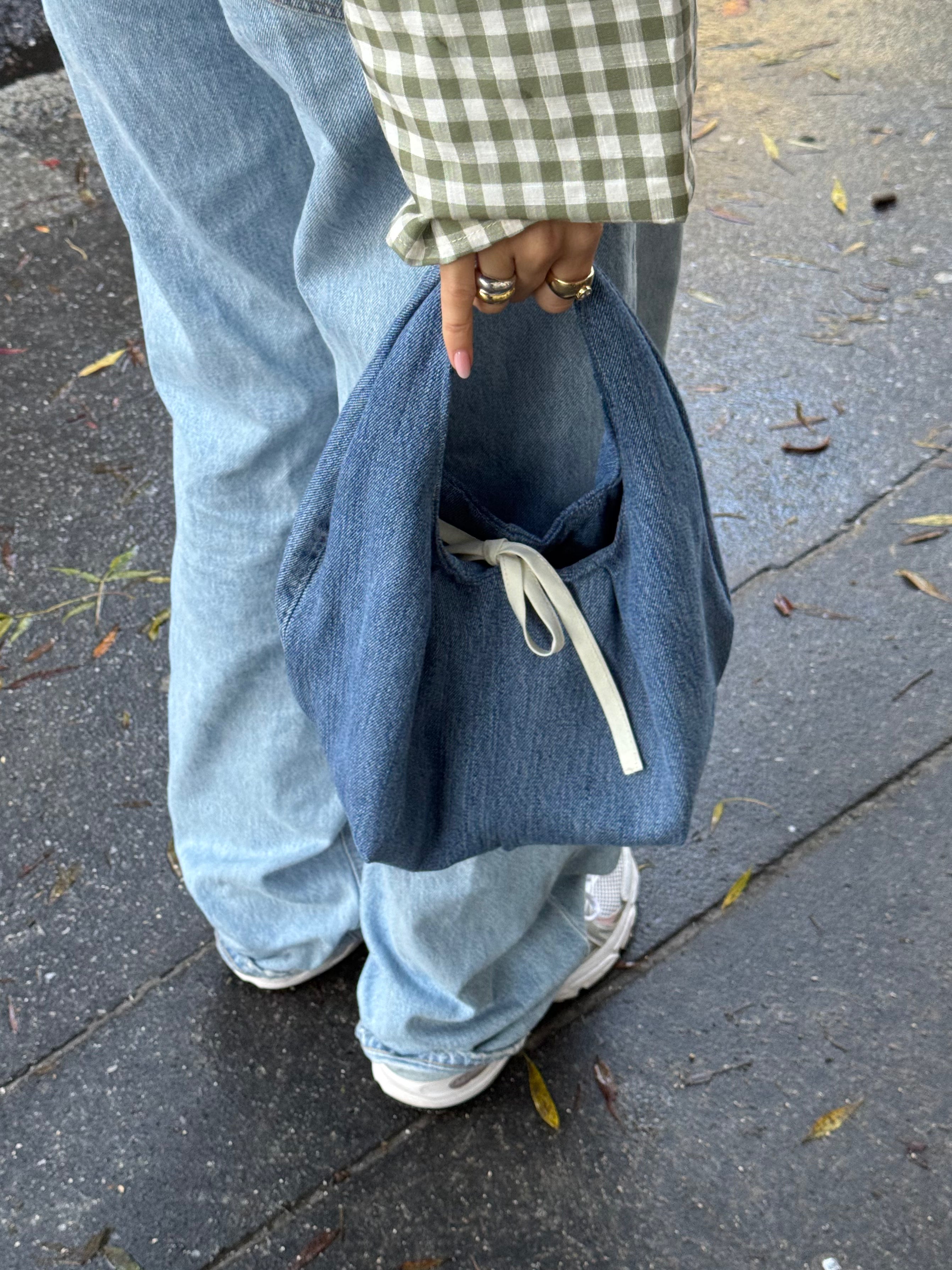 Petit sac upcyclé denim