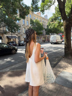 Combinaison short écrue