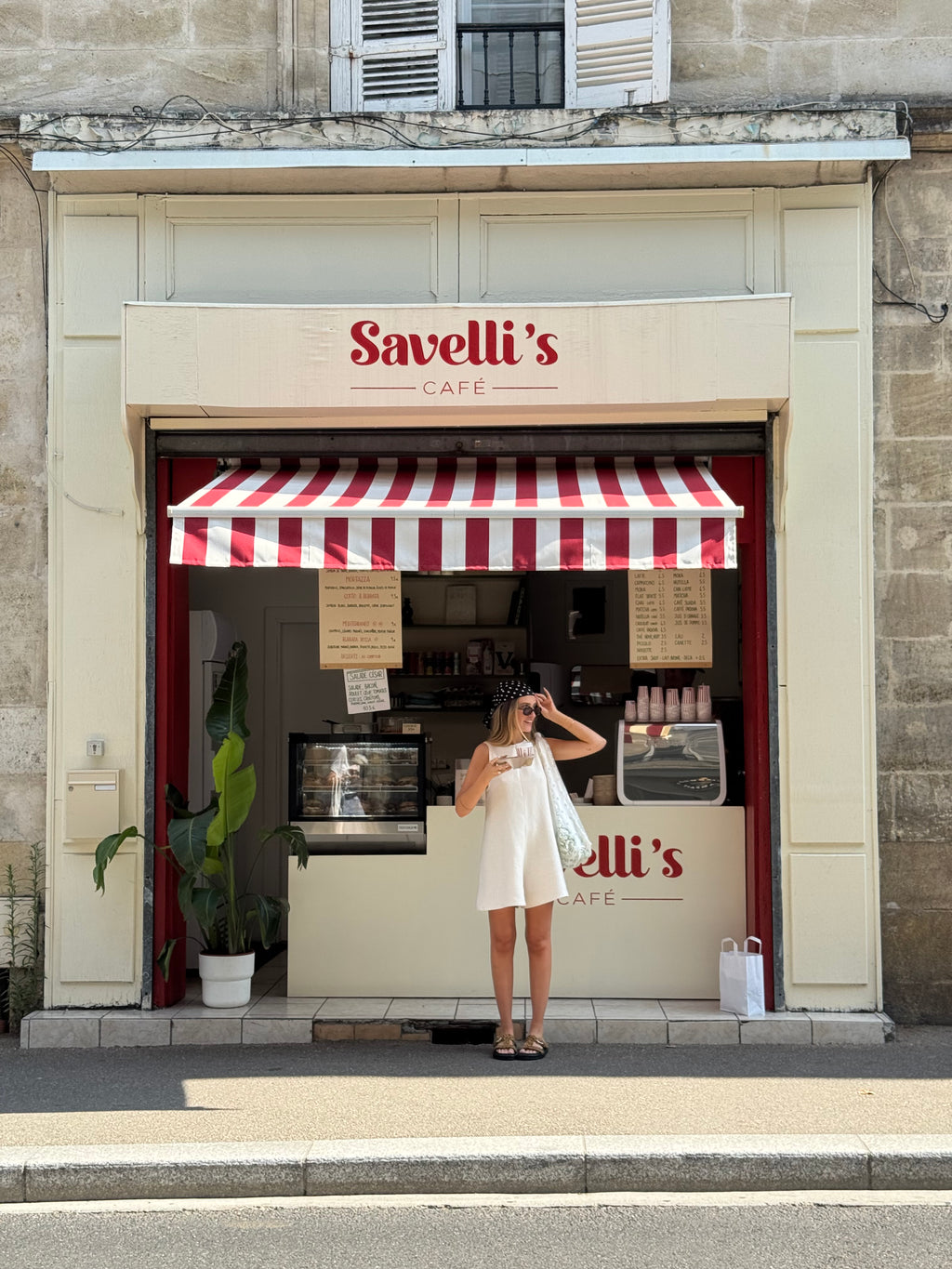 Combinaison short écrue