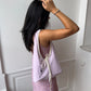 Sac upcyclé lilas