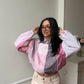 Bomber upcyclé patchwork