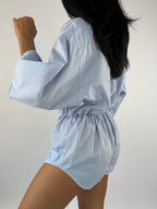 Combinaison upcyclée bleu clair