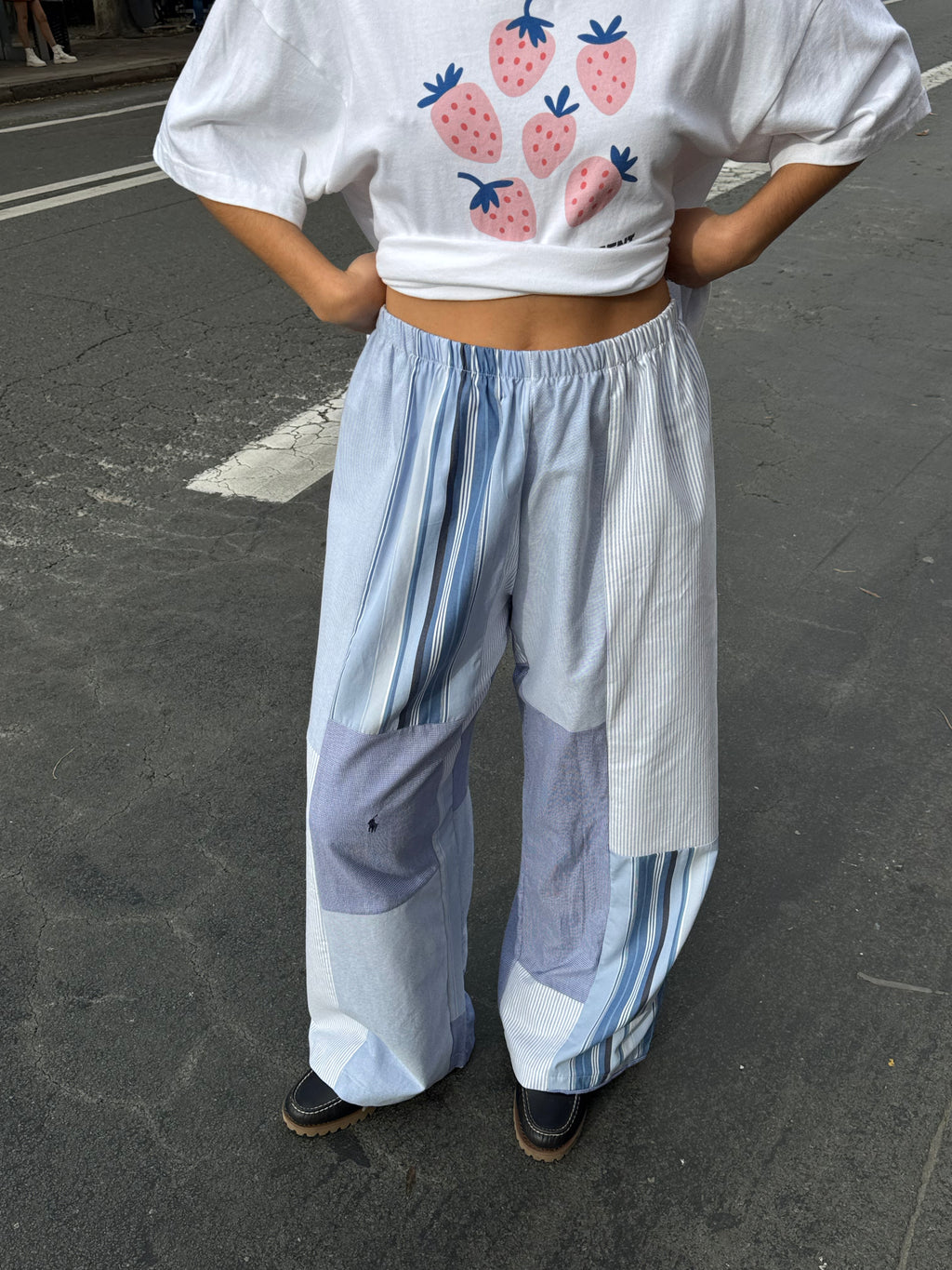 Pantalon upcyclé patchwork