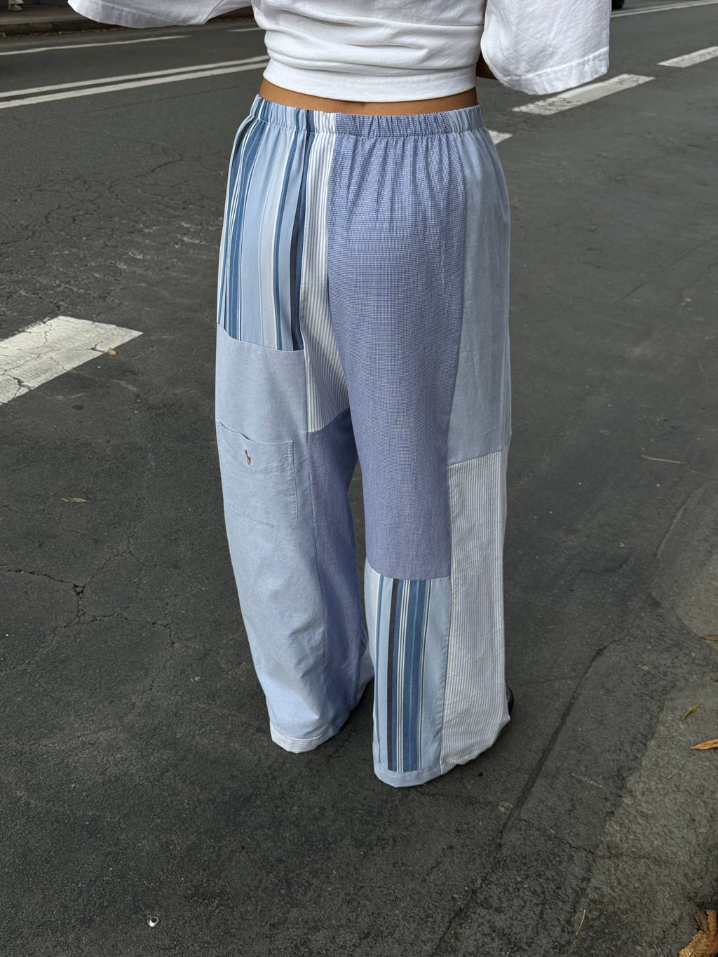 Pantalon upcyclé patchwork