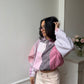 Bomber upcyclé patchwork