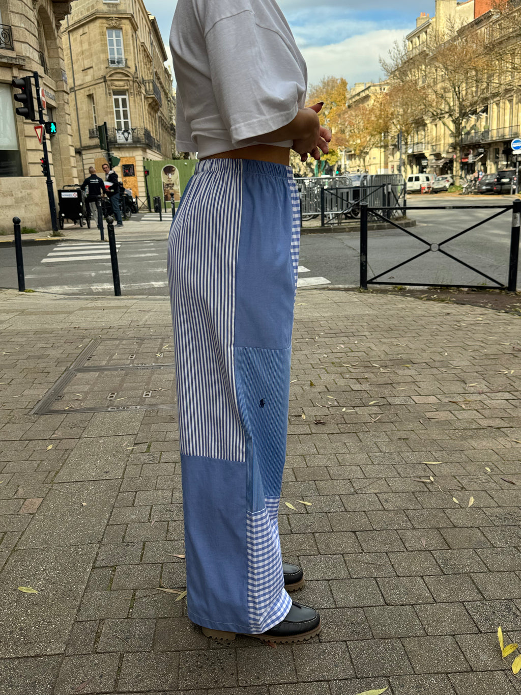 Pantalon upcyclé patchwork