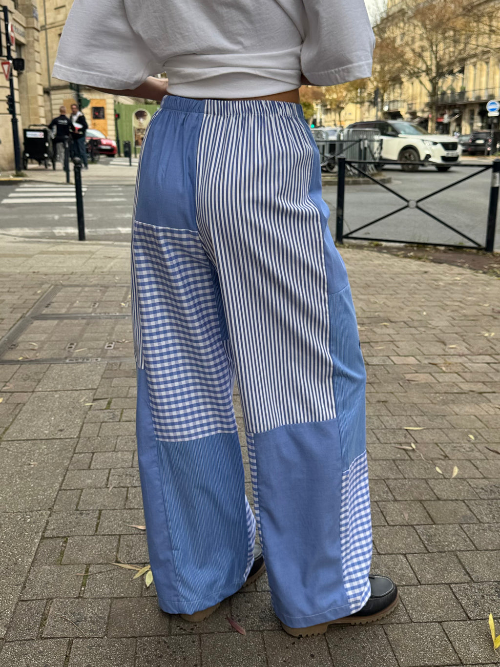 Pantalon upcyclé patchwork