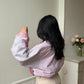 Bomber upcyclé patchwork