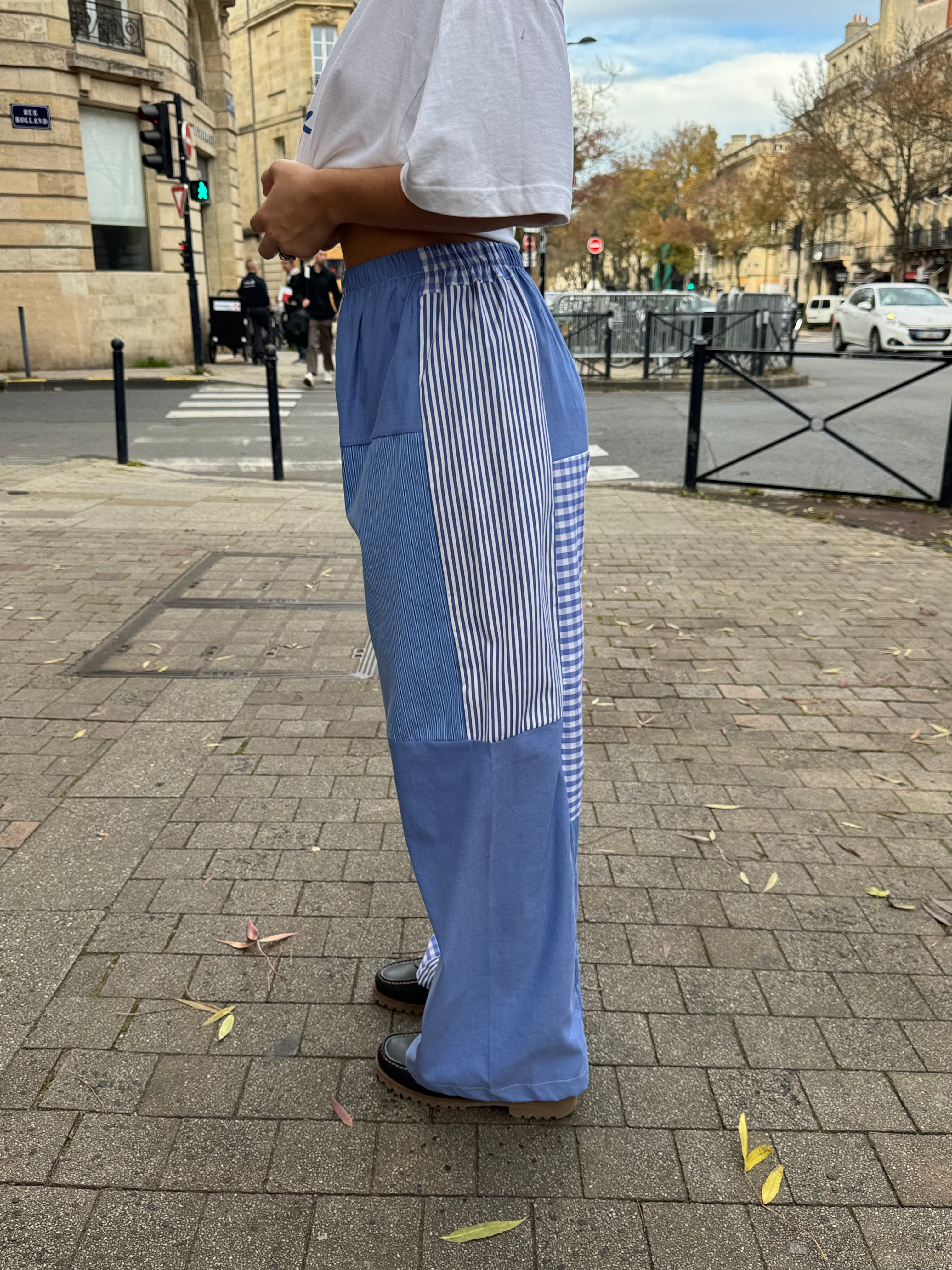 Pantalon upcyclé patchwork