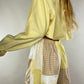 Ensemble upcyclé jaune et patchwork