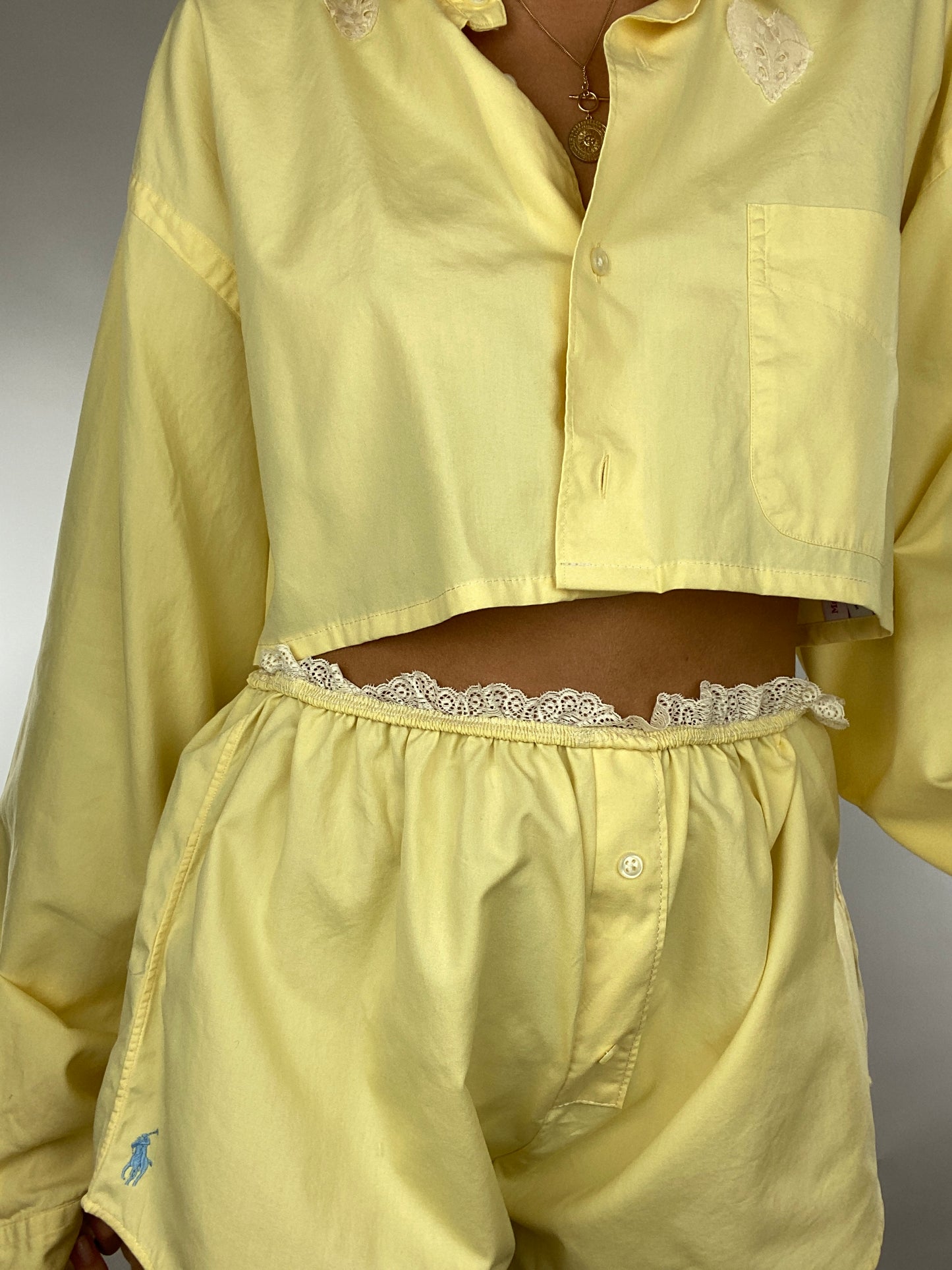 Ensemble upcyclé jaune