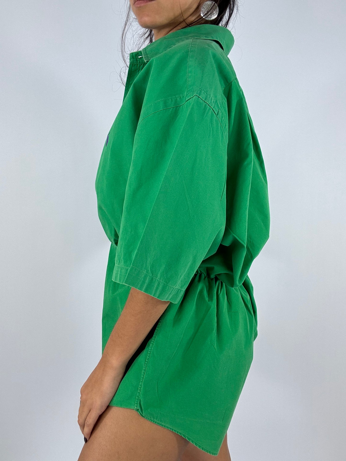 Combinaison upcyclée verte