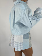 Ensemble upcyclé ciel et patchwork