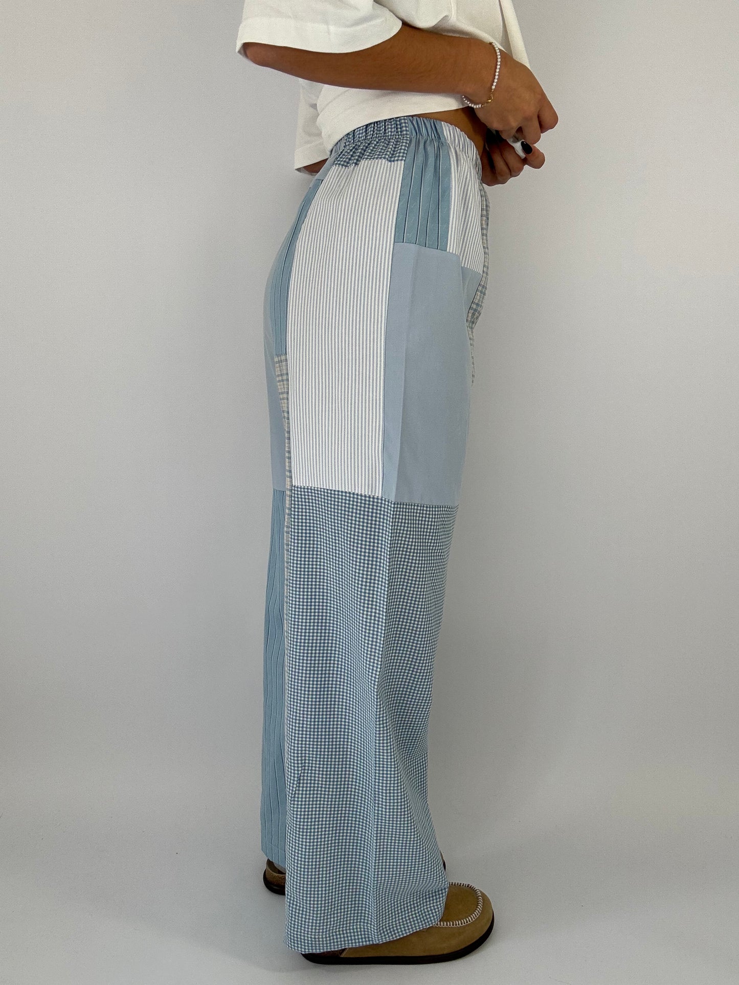 Pantalon upcyclé patchwork