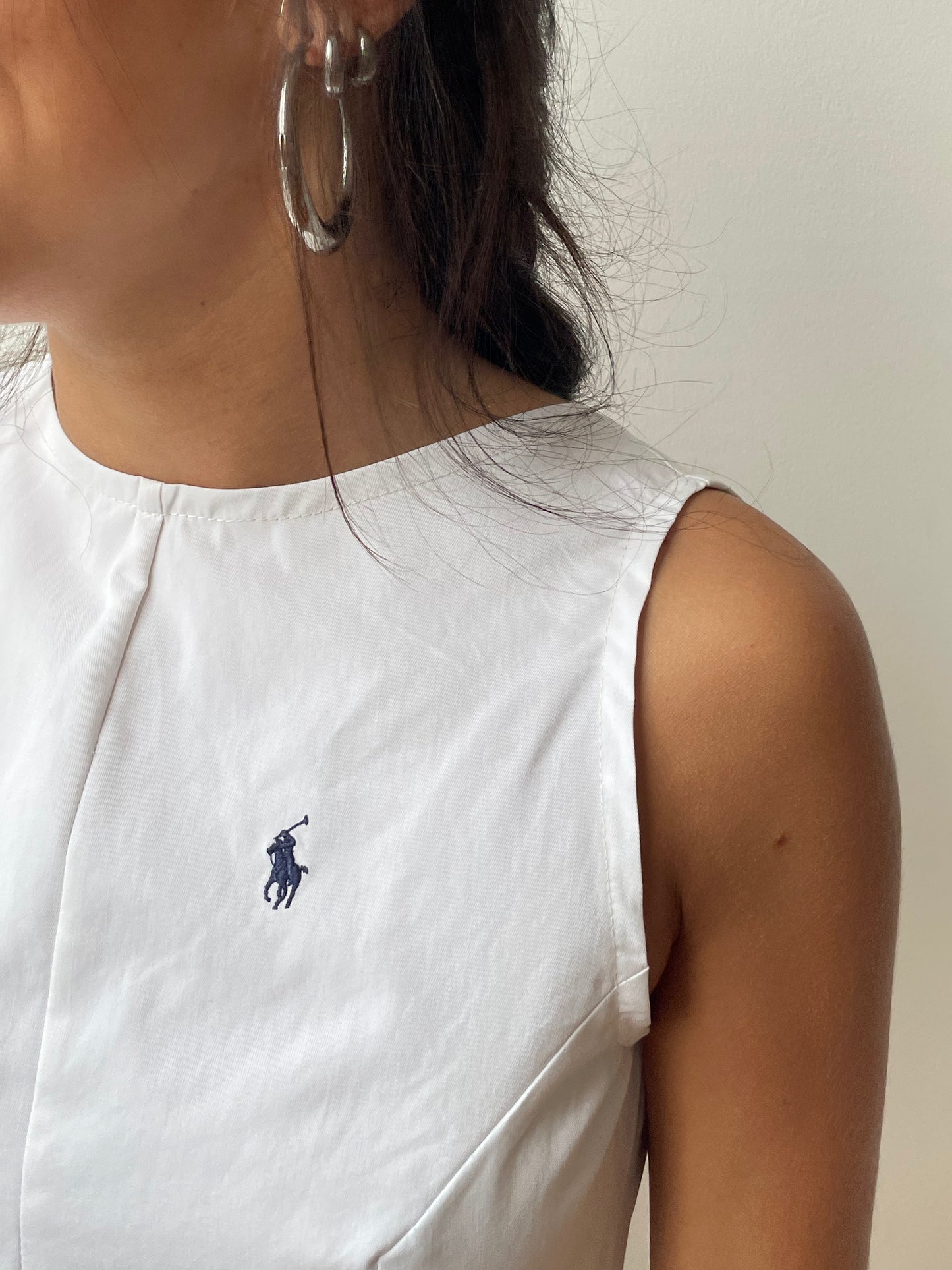 Robe upcyclée blanche