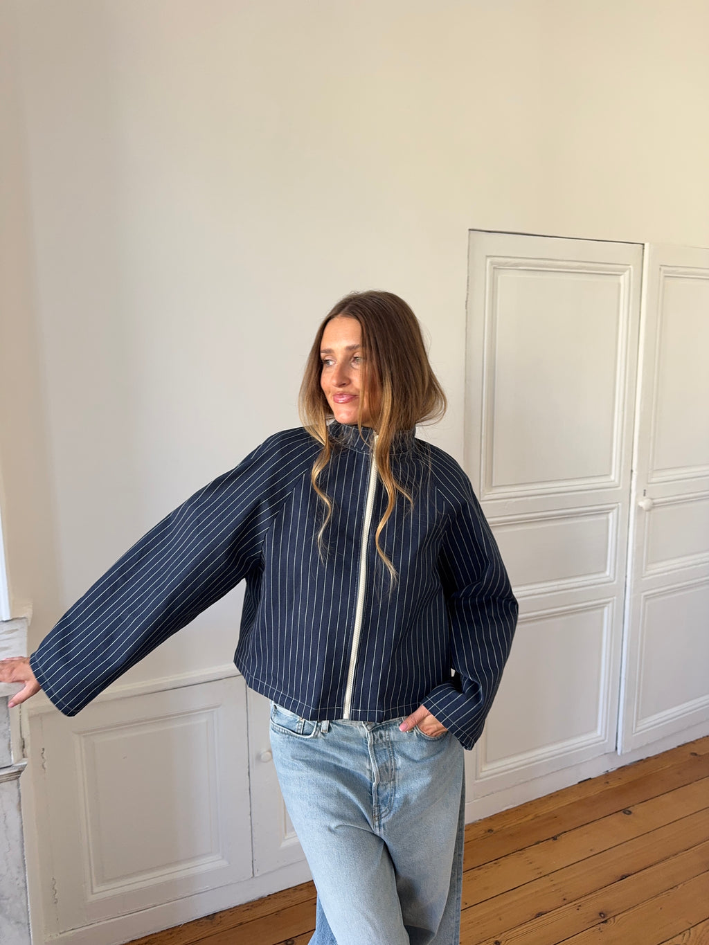 Veste courte denim