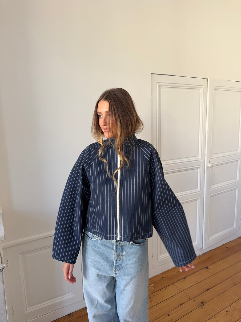 Veste courte denim