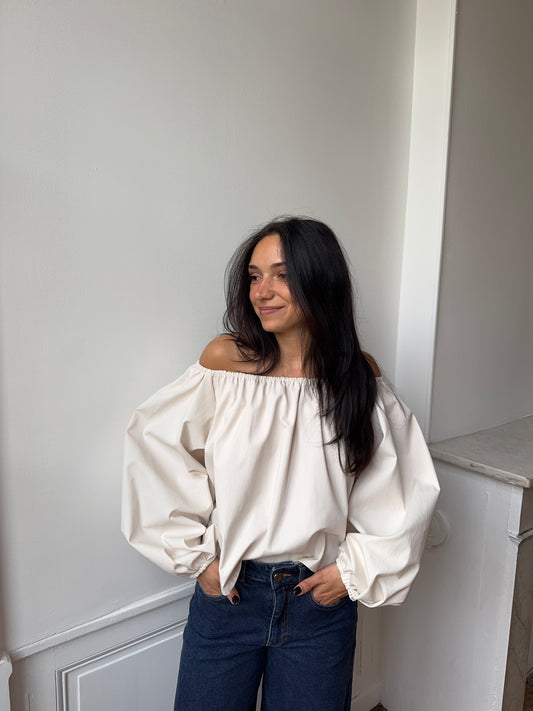 Blouse crème