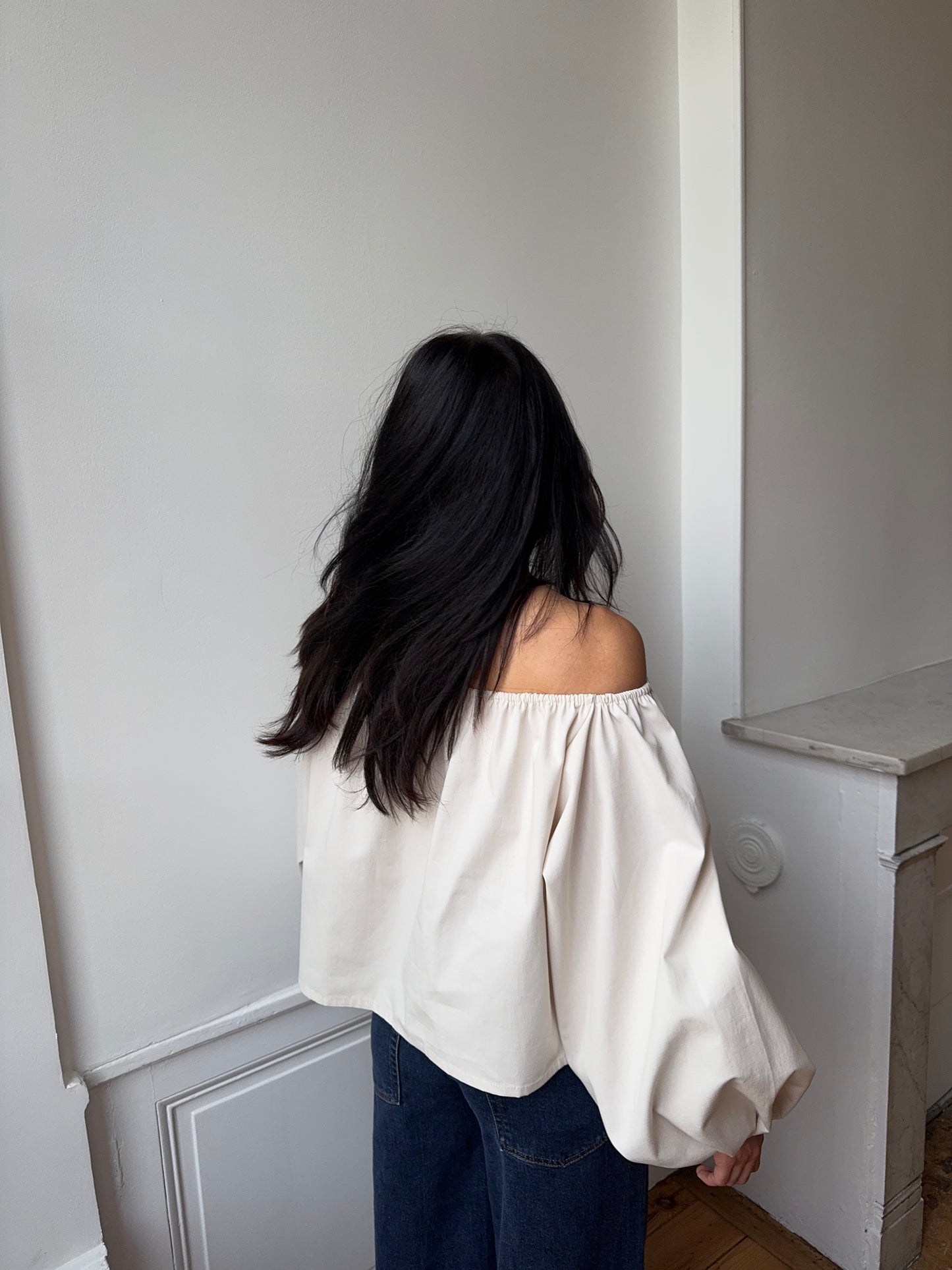 Blouse crème