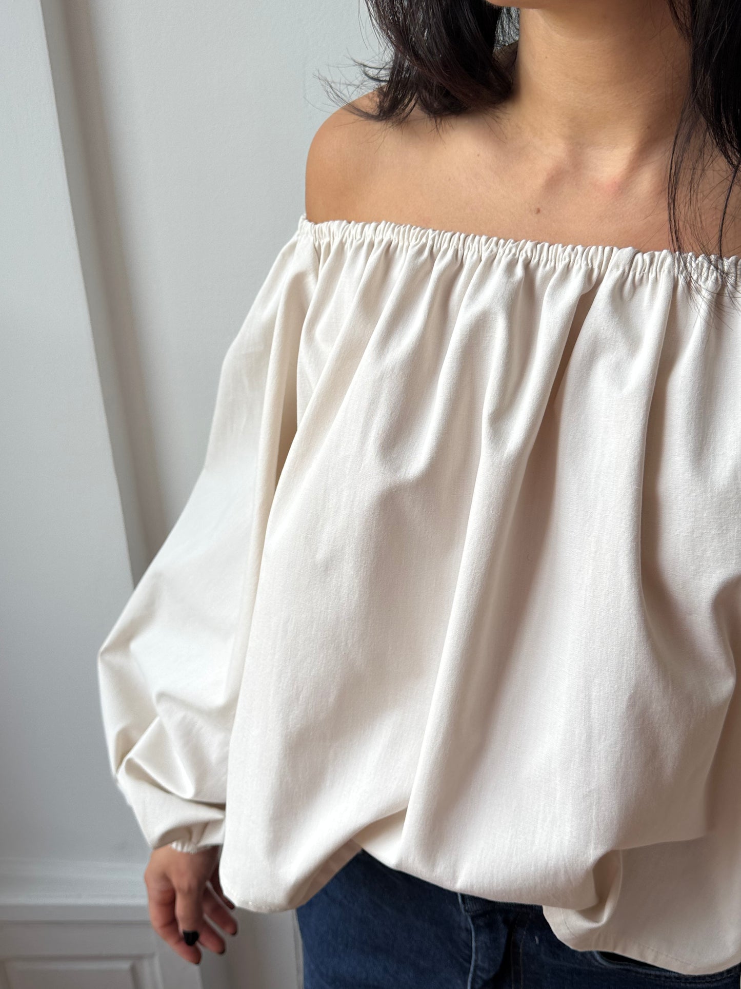 Blouse crème