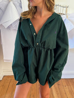 Combinaison upcyclée verte - M/L