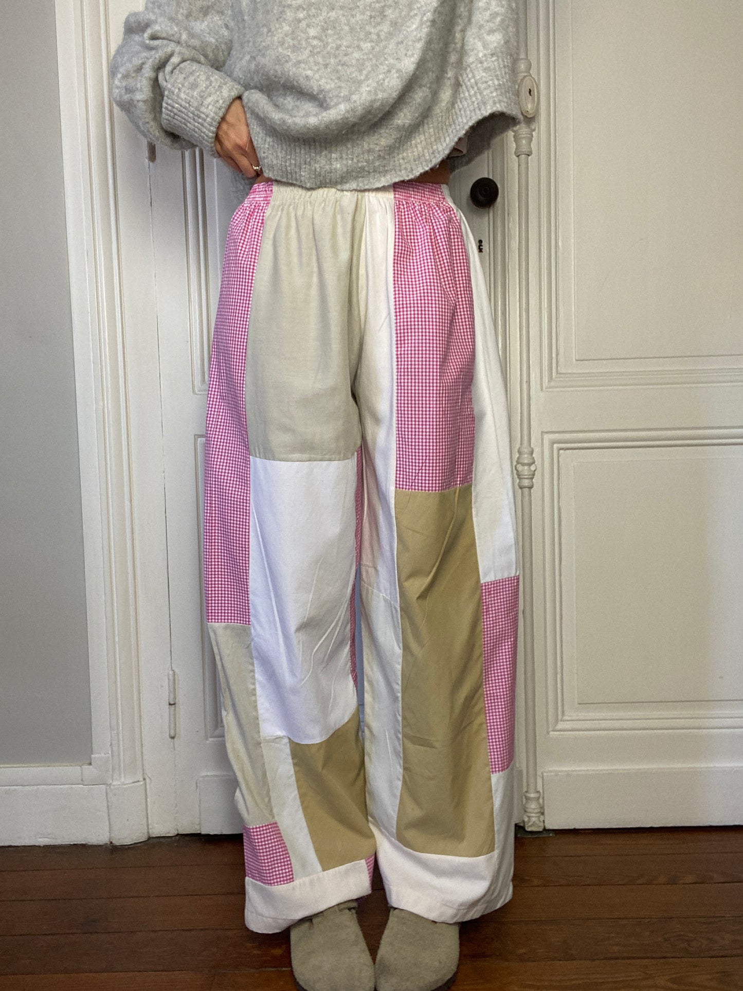 Pantalon upcyclé patchwork