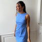 Robe upcyclée bleue