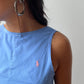 Robe upcyclée bleue