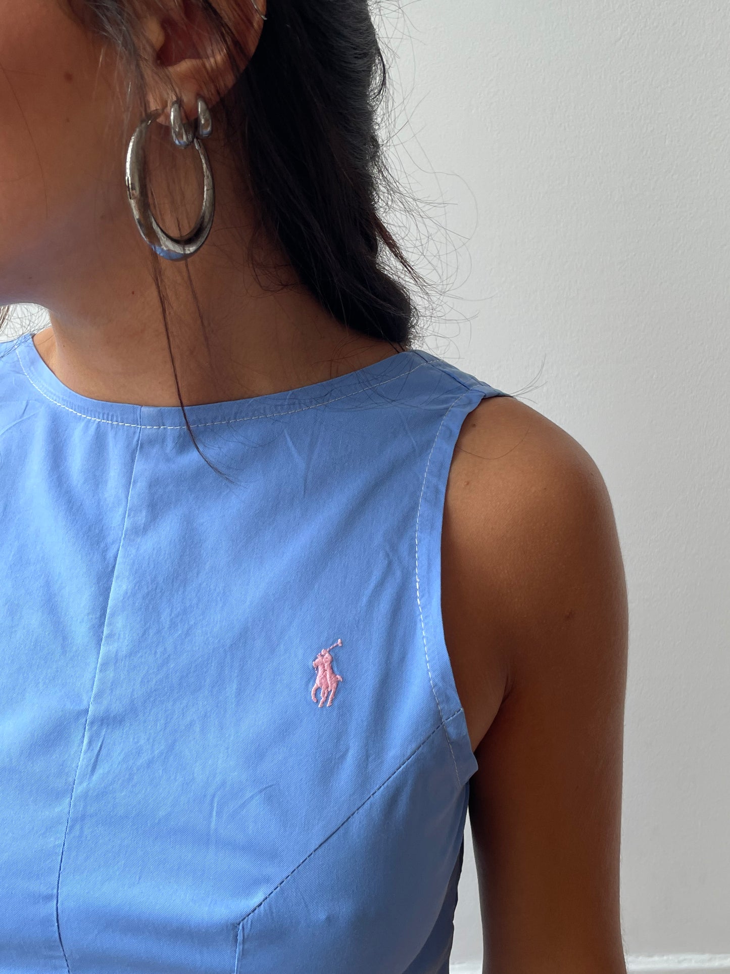 Robe upcyclée bleue