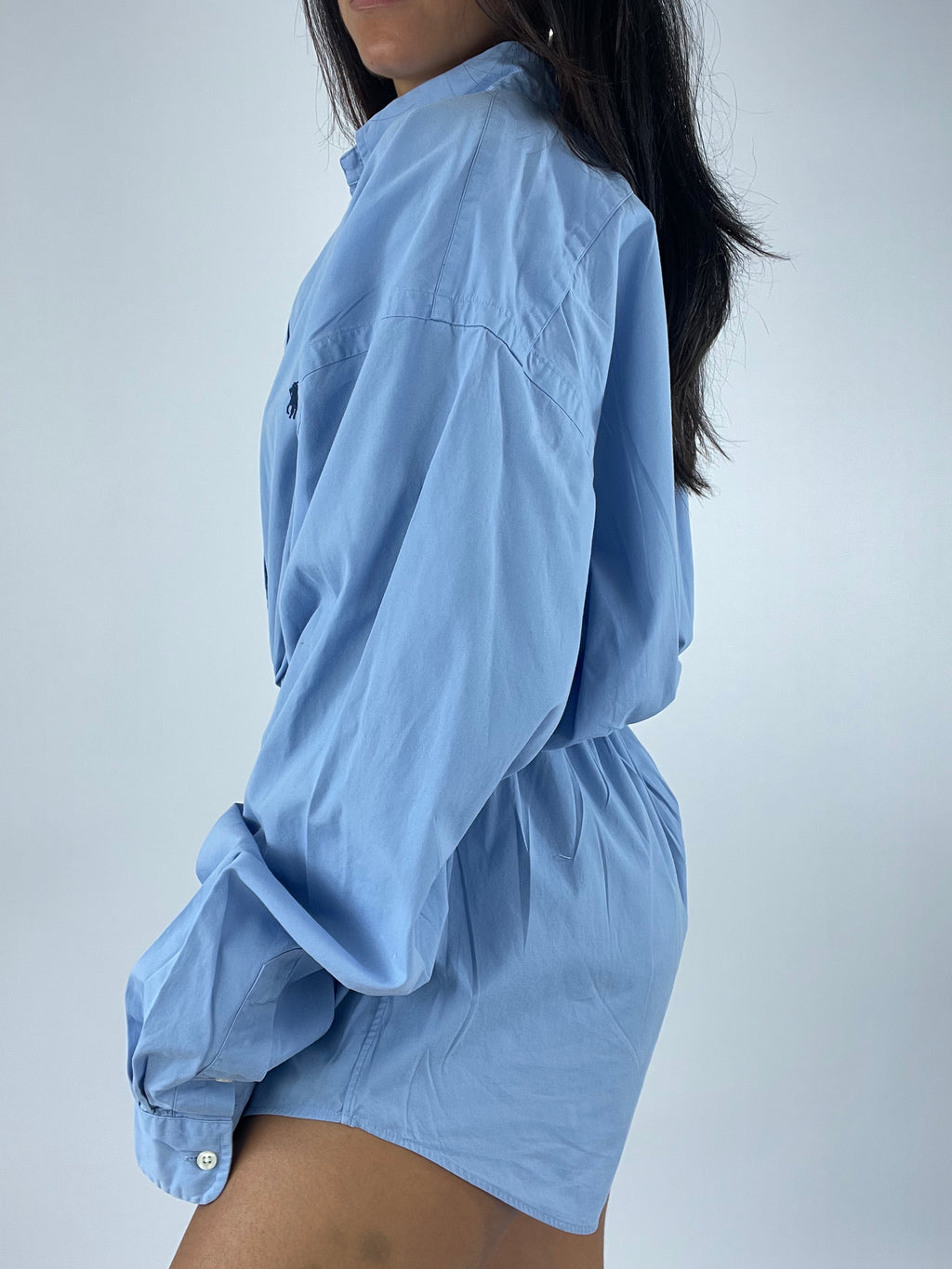 Combinaison upcyclée bleue