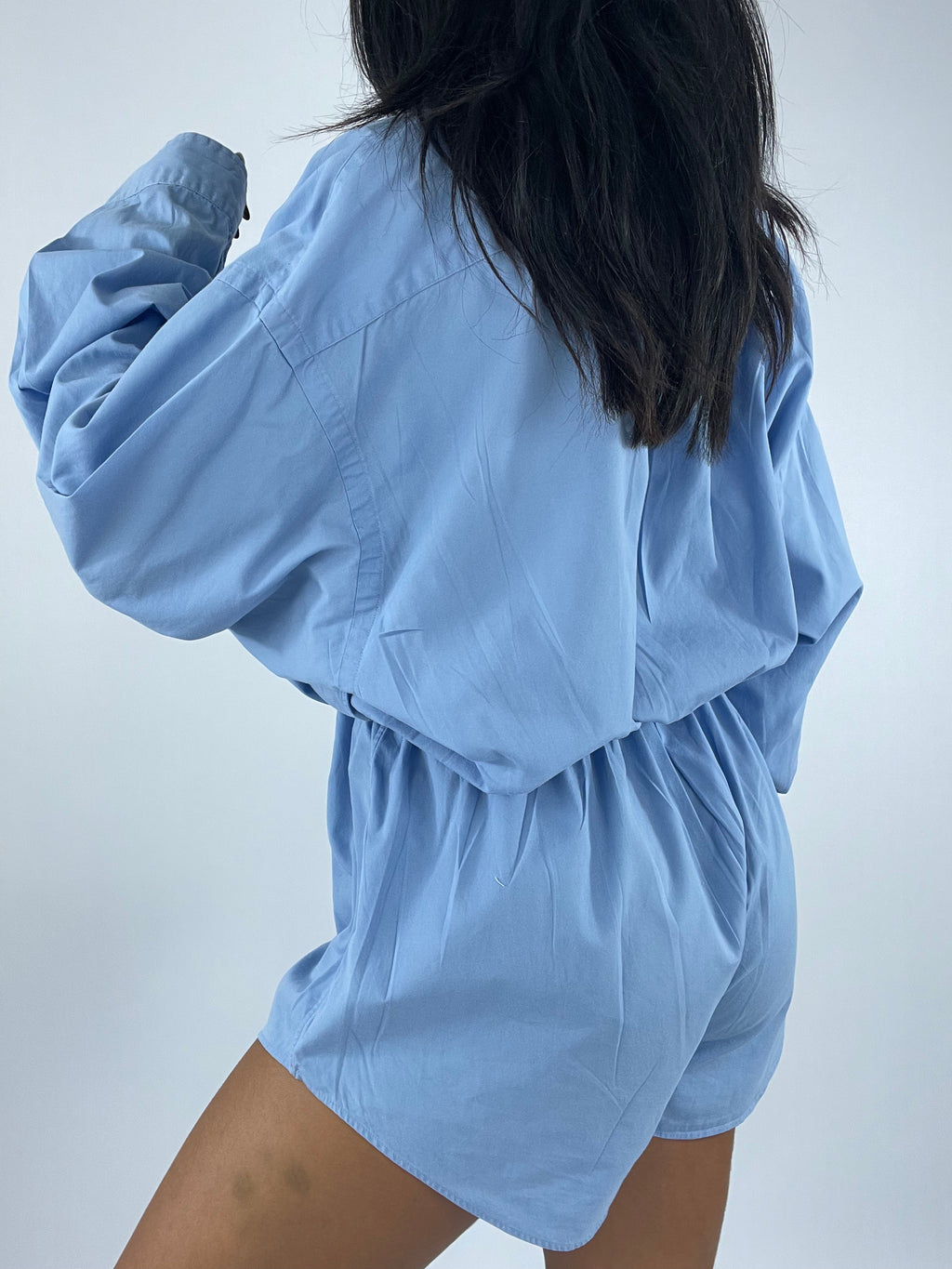 Combinaison upcyclée bleue