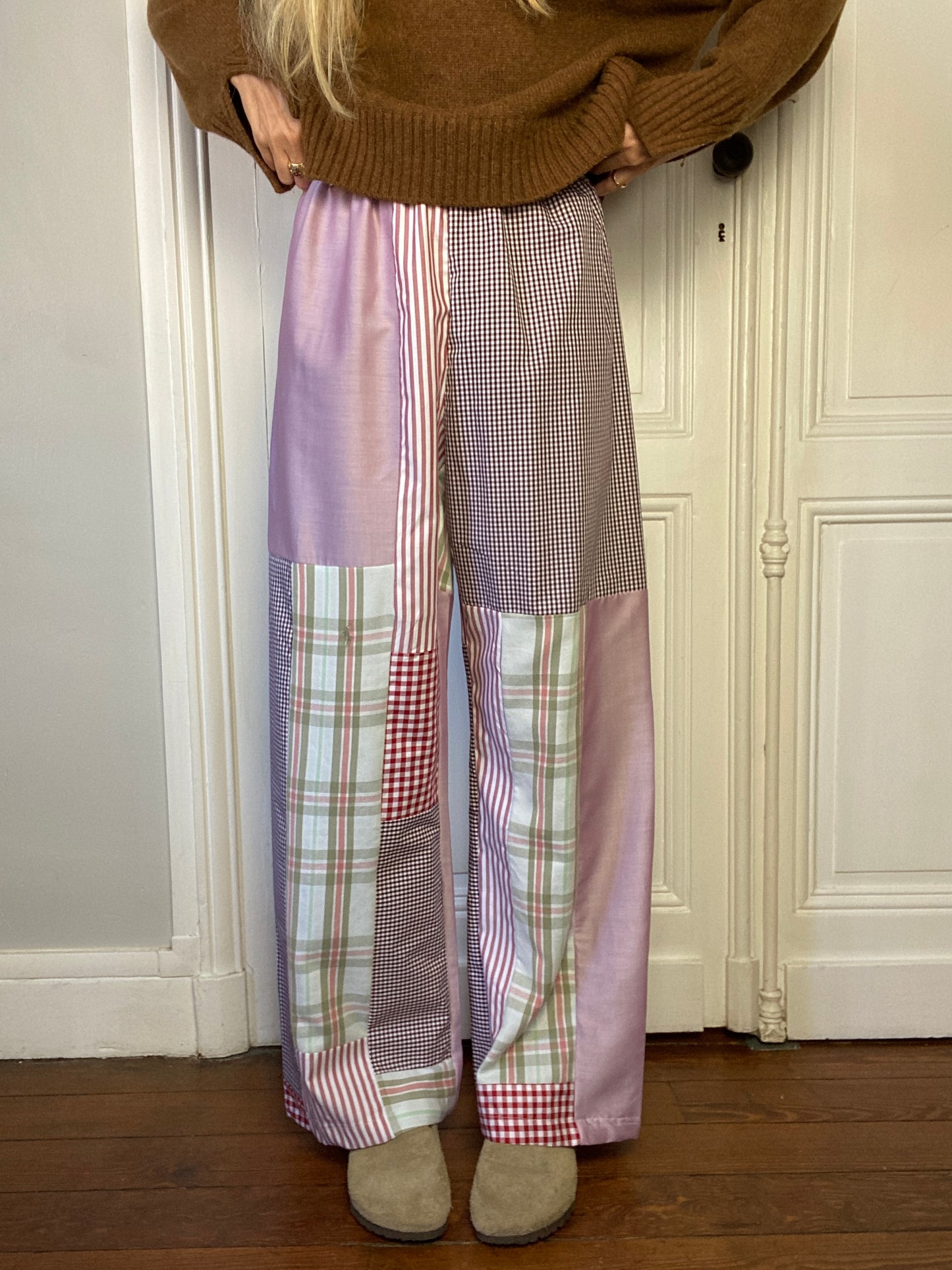 Pantalon upcyclé patchwork