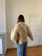 Veste upcyclée crème - T2
