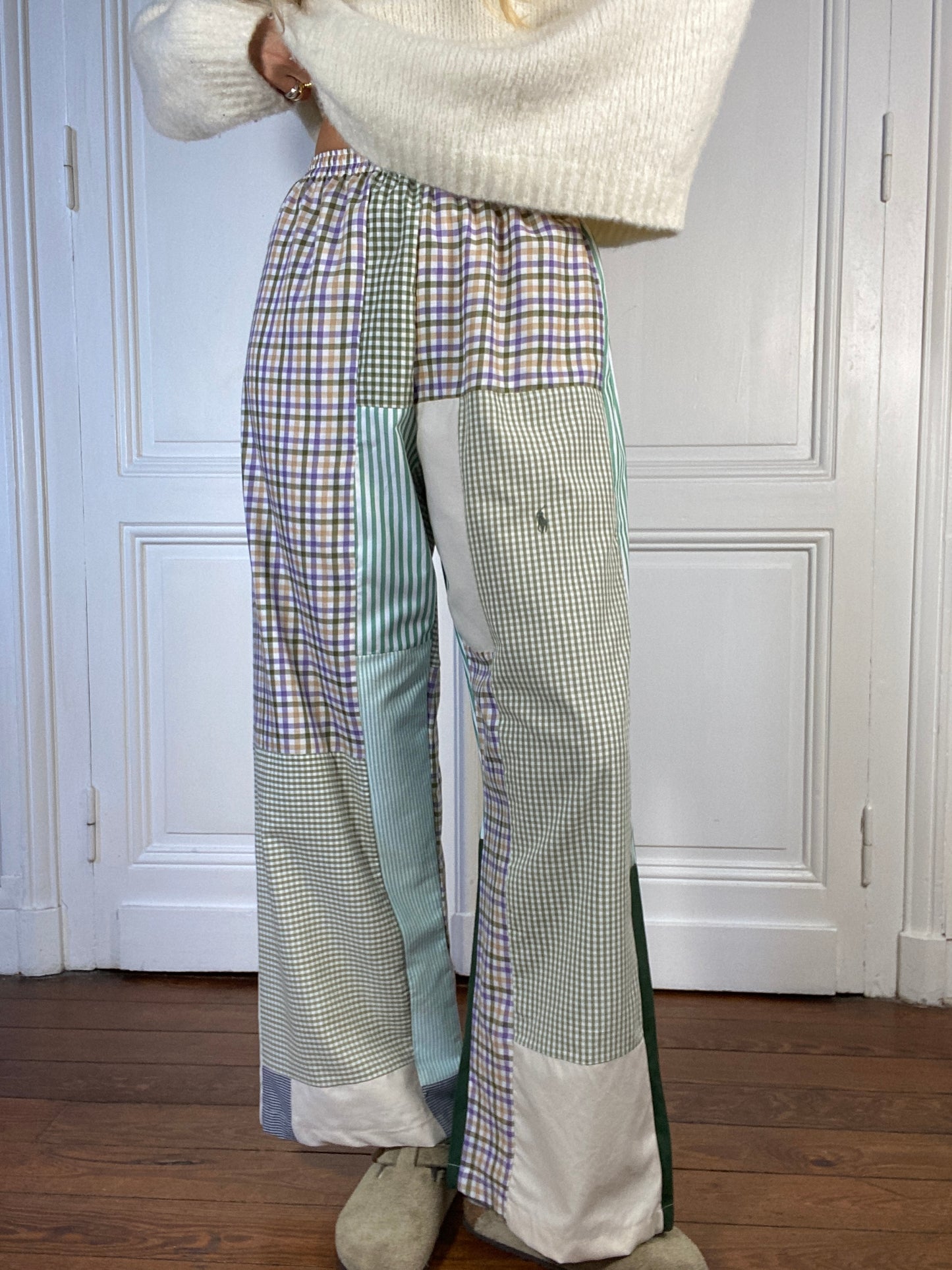 Pantalon upcyclé patchwork