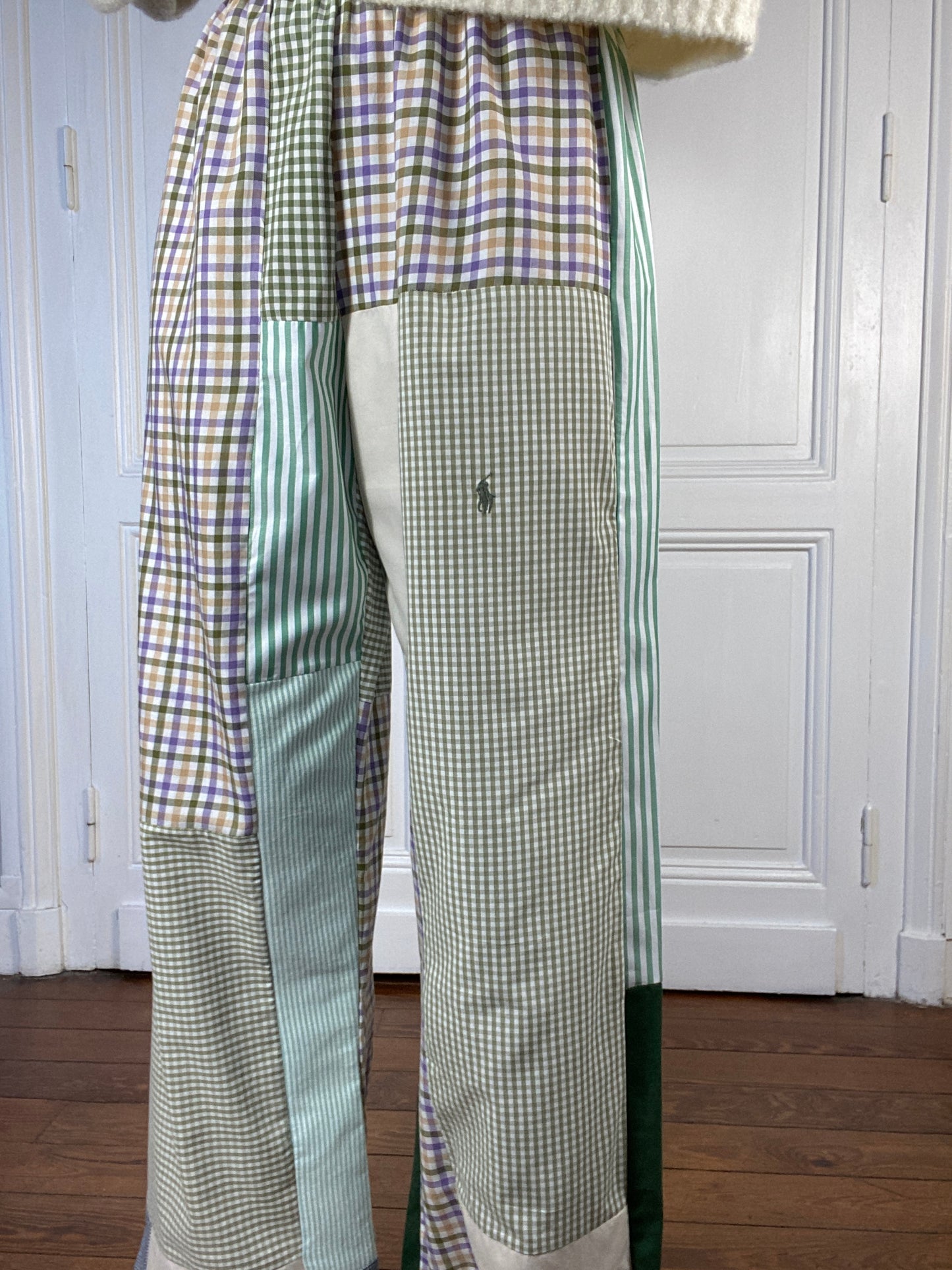 Pantalon upcyclé patchwork