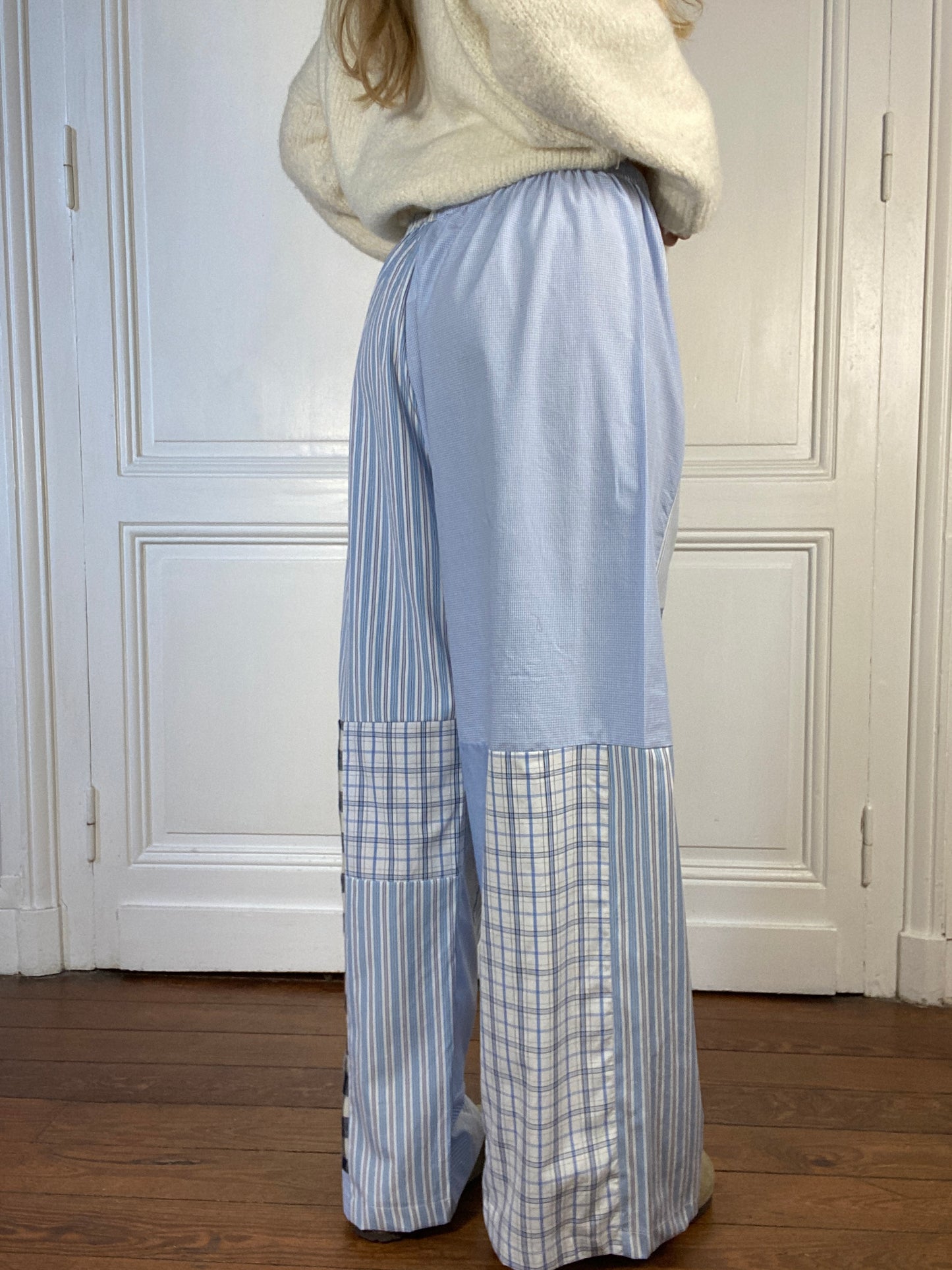 Pantalon upcyclé patchwork