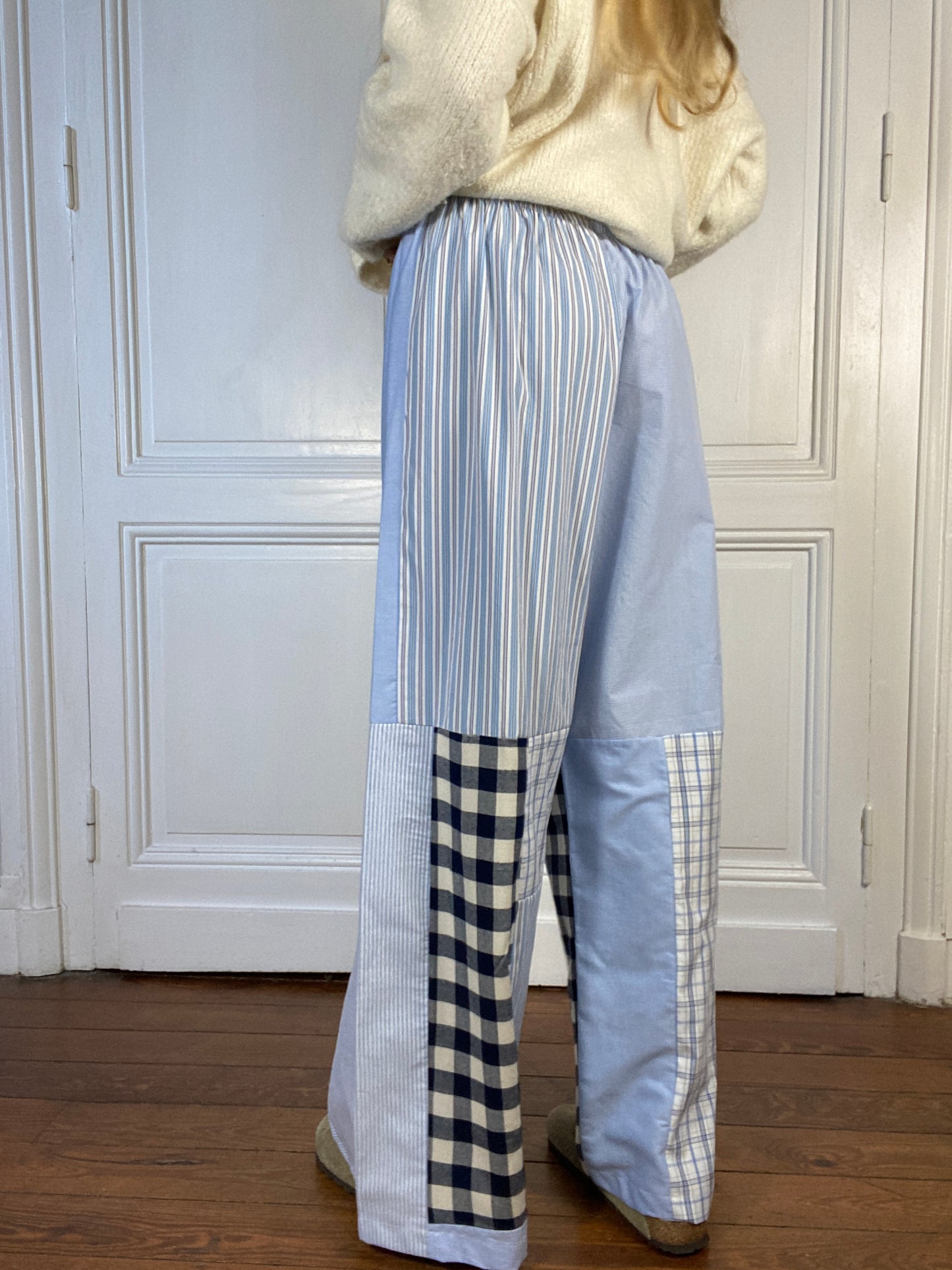 Pantalon upcyclé patchwork